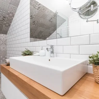 Tegelmotief voor badkamer