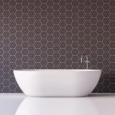 Tegelmotief voor badkamer
