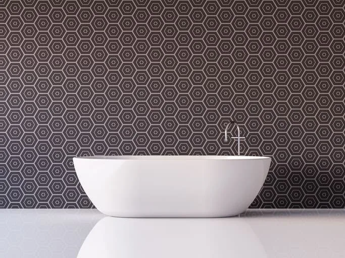 Tegelmotief voor badkamer