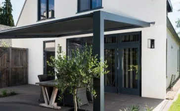 Terrasoverkapping met doek