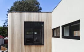 Houten gevelbekleding