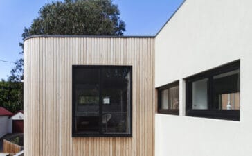 Houten gevelbekleding