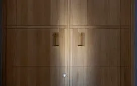 Houten voordeur