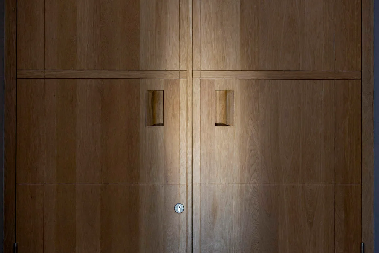 Houten voordeur