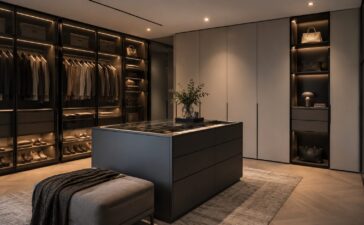 Moderne dressing: Vooral donkere tinten