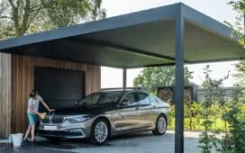 Moderne aluminium carport Algarve® Canvas © Renson