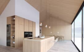 Houten interieur