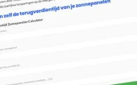 Terugverdientijd van zonnepanelen zelf berekenen