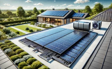 Schets van hybride zonnepanelen