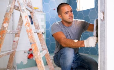 Volgorde afwerken badkamer