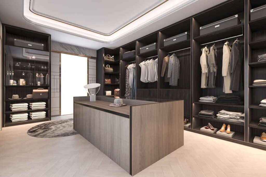 Moderne dressing
