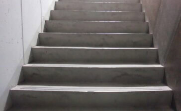 Traprenovatie betonlook trapbekleding