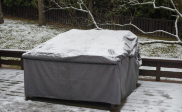 Tuinmeubels afdekken
