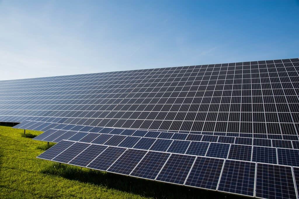 Zonnepanelen op helling