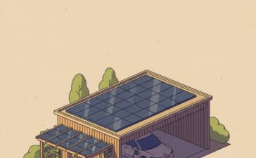 Zonnepanelen op een carport of pergola