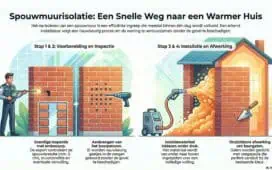 Stappenplan voor spouwmuurisolatie