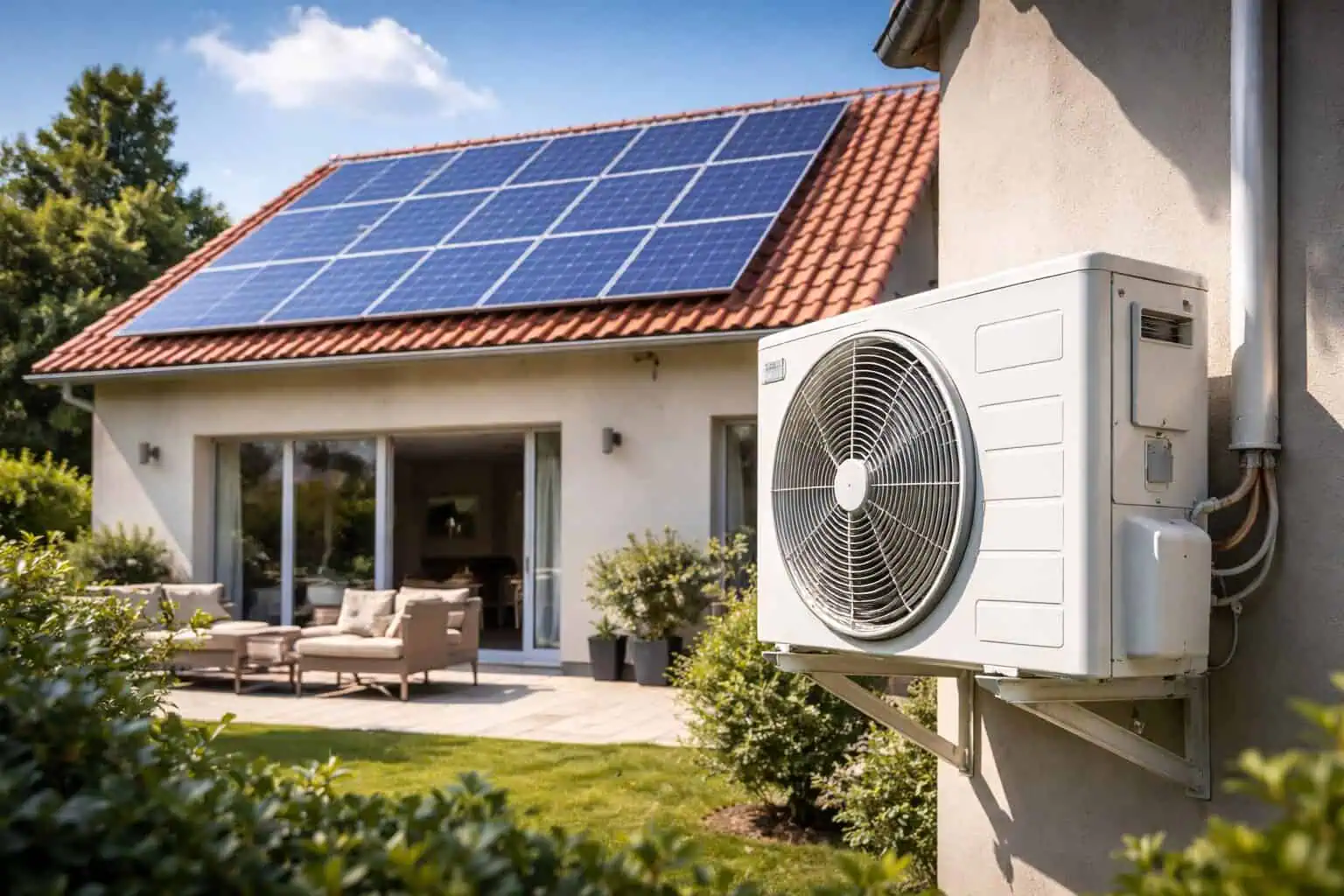 Airco combineren met zonnepanelen