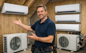 Vakman toont verschil tussen Single split vs multi split airco