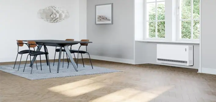 Accumulatieverwarming in woonkamer © STIEBEL ELTRON