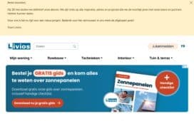 Bouwsite Livios stopt
