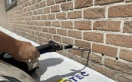 injectie buitenmuur tegen opstijgend vocht © Murprotec