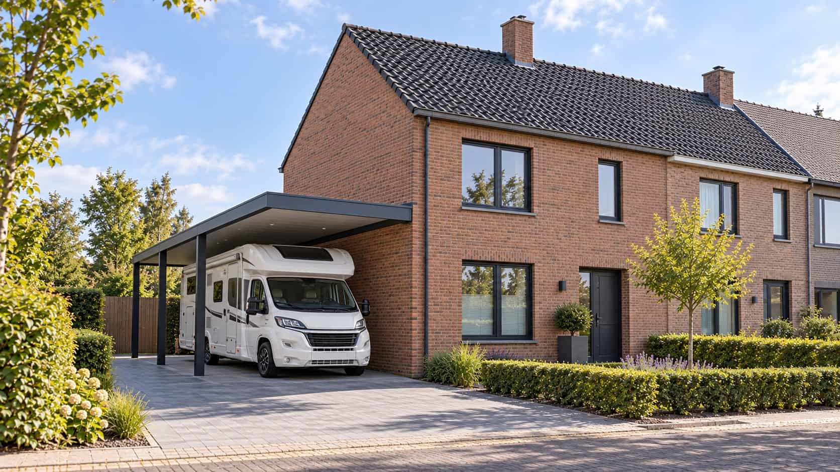 Carport voor je camper : mobilhome