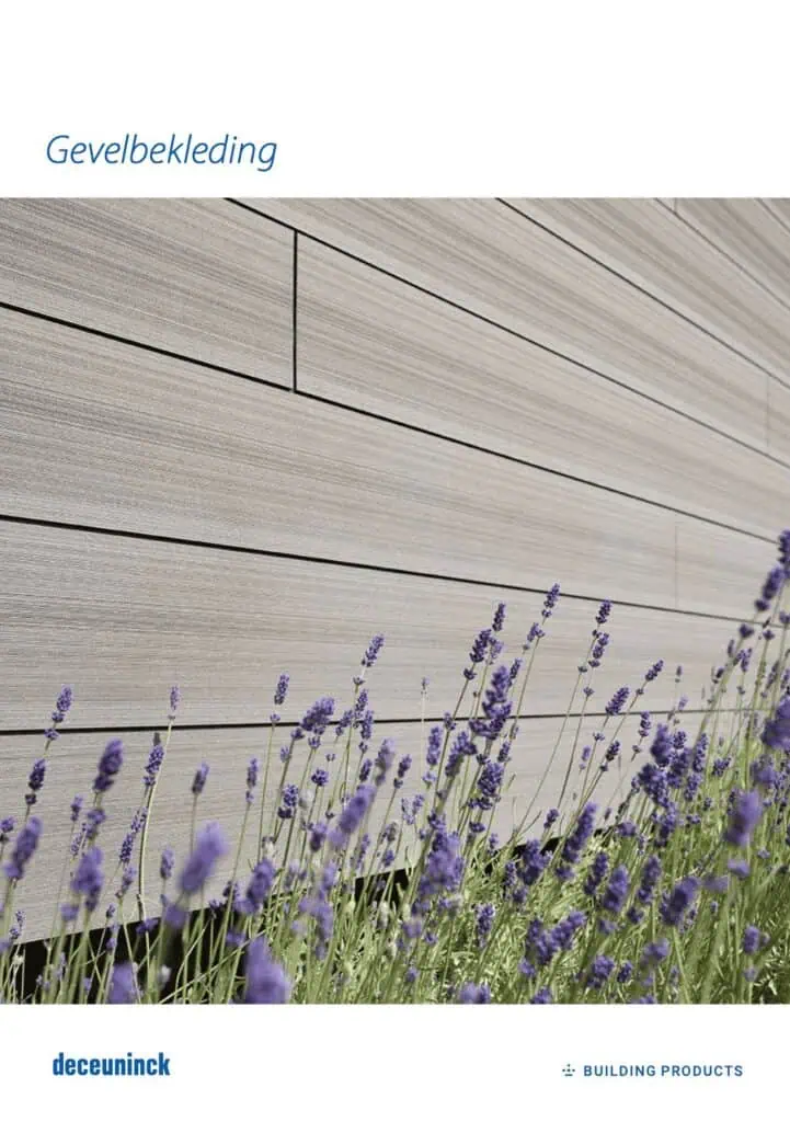 Cover van brochure Gevelbekleding