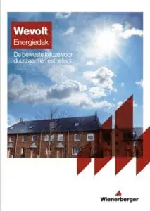 Cover van brochure Wevolt Energiedak met zonnepanelen